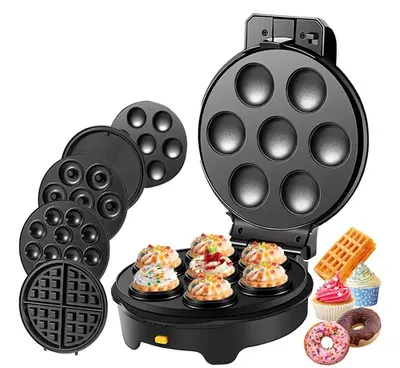 MAQUINA 5 EN 1 WAFLERA SANDWICHERA DONAS COOKIES GRILL ORYX OR-WM01