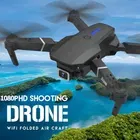 DRONE E88D MAX para principiantes HD1080MP WiFi color negro