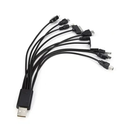Cable USB 10 en 1 – Multipuerto compatible Carga