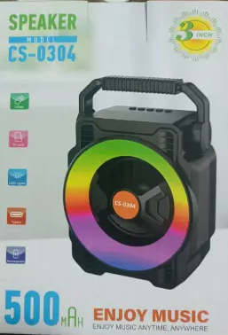 Parlante inalámbrico CS-0304 - 500mAh -radio