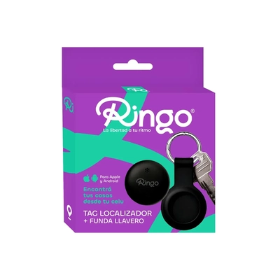 1341 - Ringo Tag Localizador Rastreador Ios Android + Funda Llavero