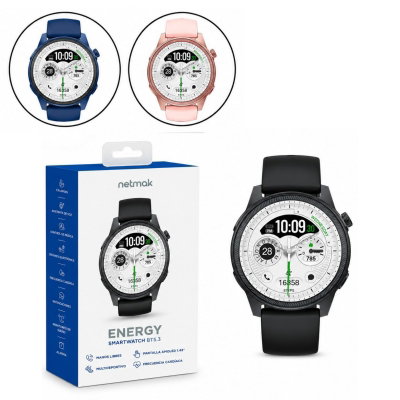 NETMAK -PROXIMAMENTE RELOJ SMARTWATCH BT5.3 AMOLED ENERGY