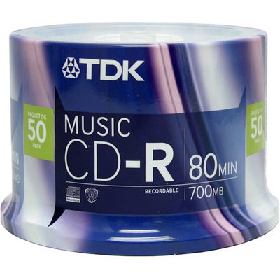 CD-R&nbsp;PROXIMAMENTE (C:600)&nbsp;80Min/700Mb&nbsp;-&nbsp;Bulk&nbsp;X&nbsp;100&nbsp;-&nbsp;TDK