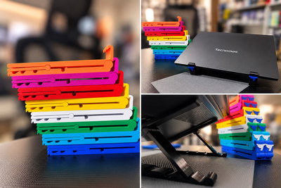 3D SOPORTE NOTEBOOCK COLORES