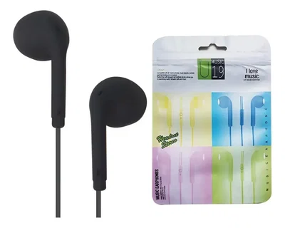 Auriculares con cable U19 NEGRO