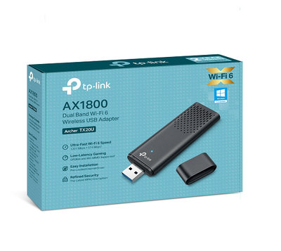 PROXIMAMENTE // TP-LINK Archer TX20U P.RedW USB AX1800 D.Band Wi-Fi 6 (3487)
