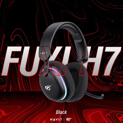 HAVIT AURICULAR FUXI H7 Gamer Wireless Multiplataforma 46Hs Baja Latencia | Black