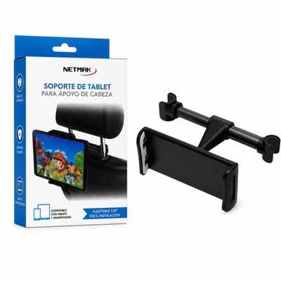 1282 - NETMAK SOPORTE DE TABLET PARA APOYA CABEZA DE AUTO NM-HC87
