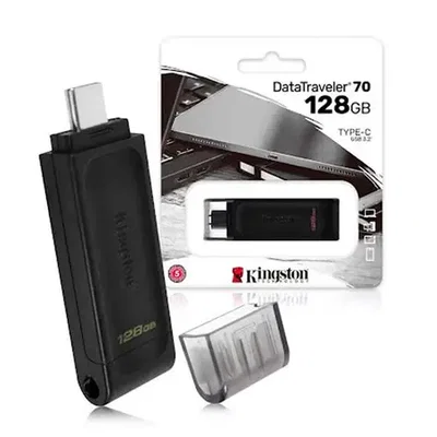 606 - KINGSTON - Pendrive DT70 128Gb USB-C 3.2 Tipo C