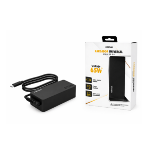 NETMAK - CARGADOR UNIVERSAL 65W TIPO C NM-1265