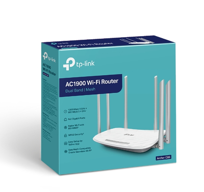 TP LINK - ARCHER C86 AC1900 Wir Dual Band 6 Antenas Tp-Link (9882)