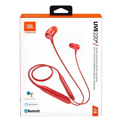 Auricular Inalambrico JBL Live 220bt ROJO ORIGINAL