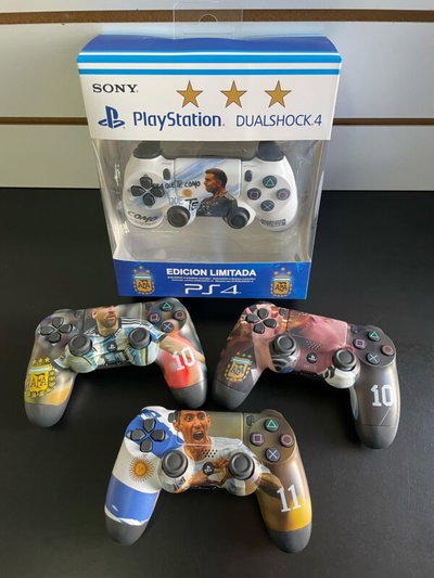 JOYSTICK PS4 SONY AFA MESSI Y DIBU MARTINEZ 