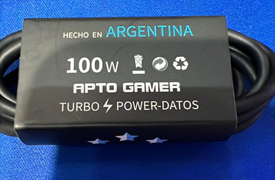 CABLE 100W REALES USB A TYPO C - FABRICACION NACIONAL