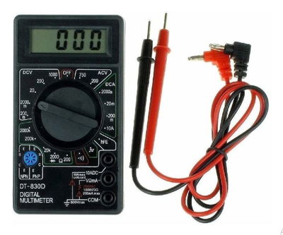 TESTER MEGALITE DIGITAL C/BUZZER DT830D#