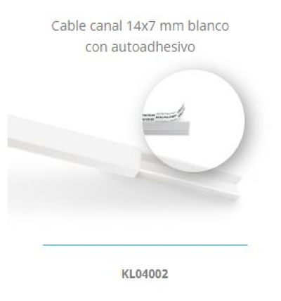 C.CANAL KALOP 14X7 C/ADH BCO KL04002