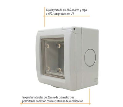 CAJA SIGMA KALOP 2-MOD GRIS-MEMBRANA (KL42213)