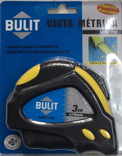 CINTA METRICA BULIT 3M SERIE 500 NG/AMAR. CTAMCA53