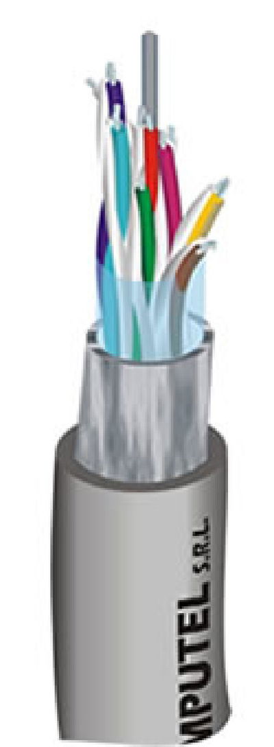 CABLE TEL (755) 1 PAR GRIS COMPUTEL