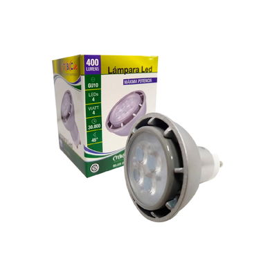 LAMP.TBC LED DICRO 220V 7W GU10 CAL DIMER#