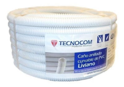 CAO TECNOCOM CORRUGADO PVC BCO 1 1/4