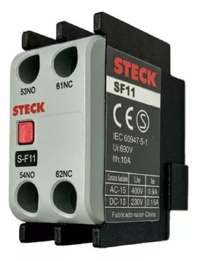 AUXILIAR STECK CONTACTO 1NA+3NC S-413