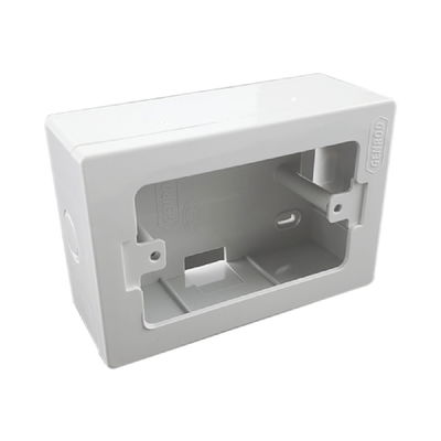 CAJA C.CANAL GENROD RECTANG. BCO 02215PB