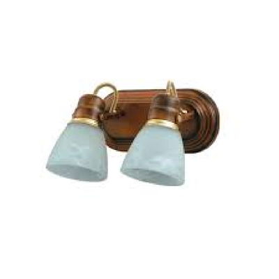AP DON BELL SPOT CUERO 2XE27 TULIPA BC 326/2PATC