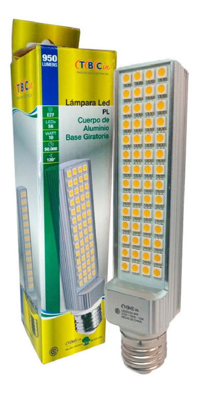 LAMP.TBC LED PL 10W BASE GIRAT E27 CAL LED03/56WW#