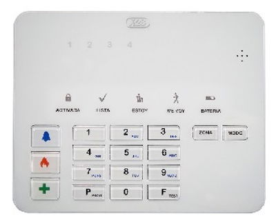 ALARMA X28 PANEL T4S P/CENTRAL N4