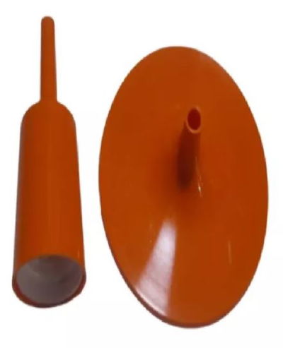 FLORON ELKAS PVC KIT PORTALAMP+CHICOLETA NARANJA