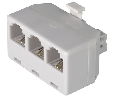 ADAPT NIELSEN TELEF RJ11 1 MACHO A 3 HEMBRA B123