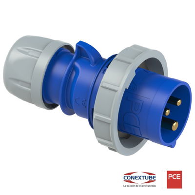 FICHA IND.CONEXTUBE 2X16A+T MACHO 220 IP67 CX-0132