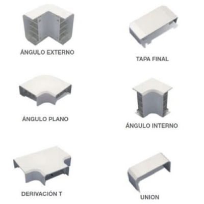 C.CANAL KALOP CODO INTERNO 100X50 BLANCO (KL04512)