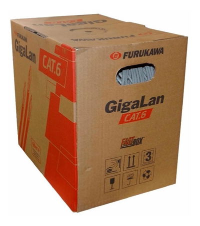 CABLE UTP CAT6E FURUKAWA GIGALAN NEGRO EXTERIOR