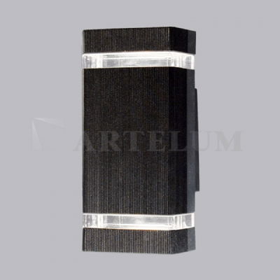 AP ARTELUM ANKA DOBLE ALUMINIO NEGRO GU10 40039