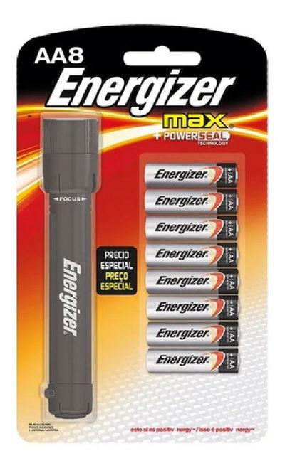 LINTERNA ENERGIZER FOCUS 1LED +8 PILAS AA