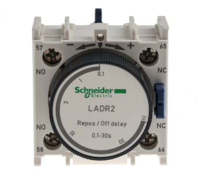 TIMER SCHNEIDER NEUM P/CONTACTOR 0.1/30S LADR2