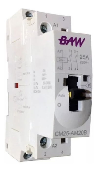 CONT.BAW MODULAR 2X25A 2NA 24VCA A-M CM25-AM20B