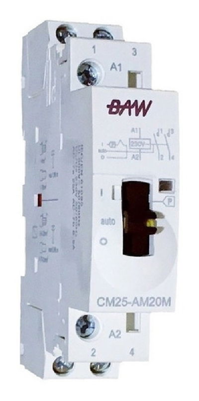 CONT.BAW MODULAR 2X25A 2NA 230VCA A-M CM25-AM20M