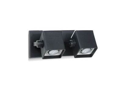 AP FAROLUZ 177/2 PVC CUBO 2XGU10 BLANCO