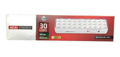 LUZ EMERGENCIA AKAI 30LED 2501 BAT LITIO 1200MAH