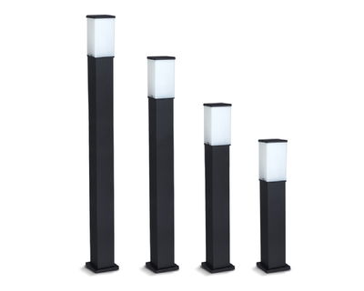 AF FW FAROLA 2400/800 PIE 80CM NEGRO ALUMI E27 ACR