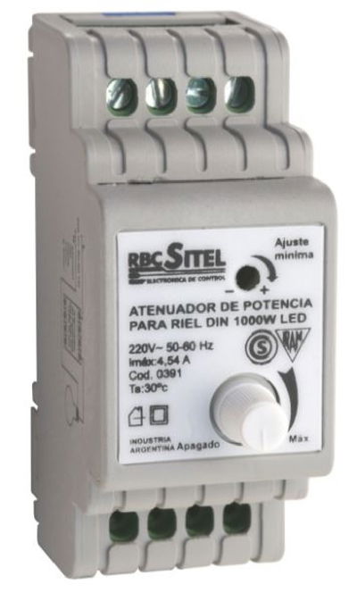 ATENUADOR RBC DE POTENCIA P/RIEL 1000W LED 0391