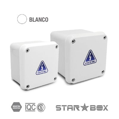 CAJA PASO STARBOX 90X90X55 BCO IP65