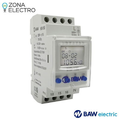 TIMER BAW DIG 50PROG 1-99S BAT SUST IHD-150