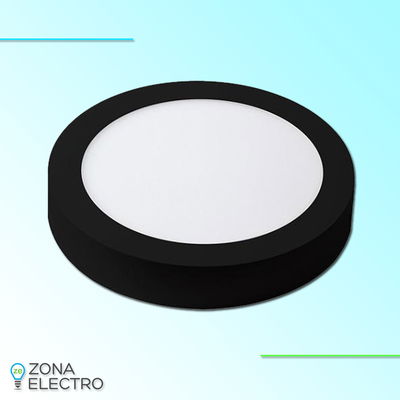 PANEL 18W APLIC.CIRC.3000K LGP NEGRO SDSB-18W