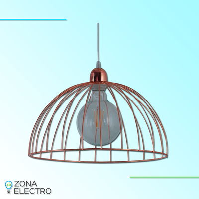 COLG.FERROLUX C103 JAULA 1/2 CALABAZA COB/BRILLO