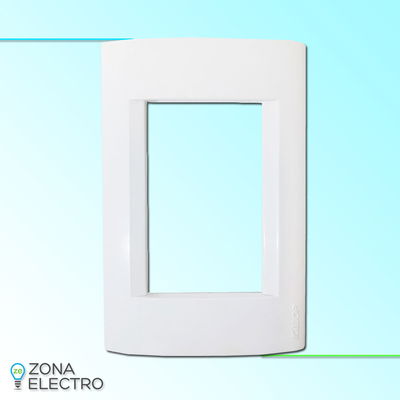 TAPA CIVIL KALOP 3-MOD RECT BLANCO (KD40710)