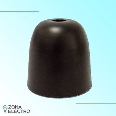 PORTALAMPARA FERROLUX BOBACHA PLASTICO NEGRO